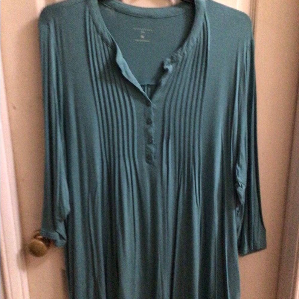 Attention Plus Aqua tunic